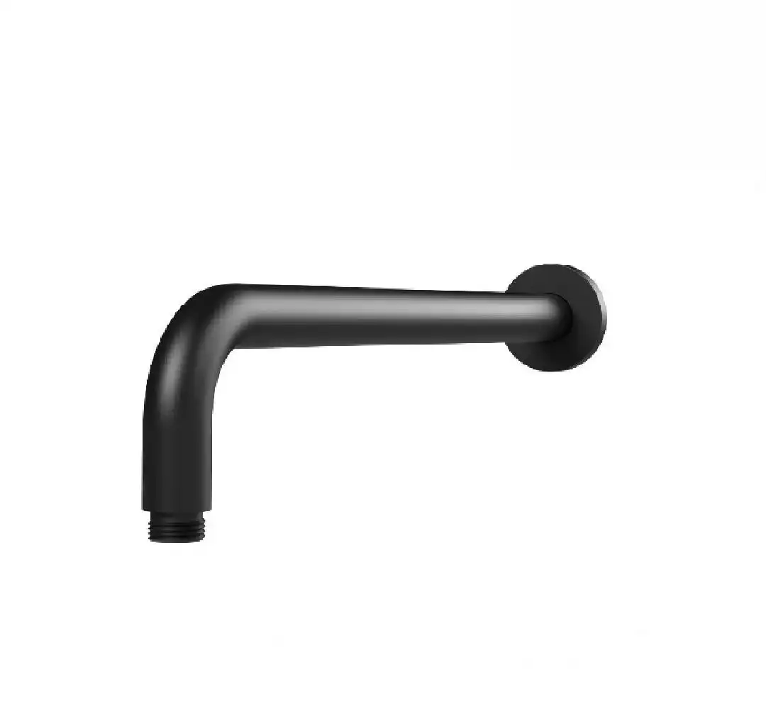 Phoenix Vivid Shower Arm Only 400mm Round Matte Black V6000-10