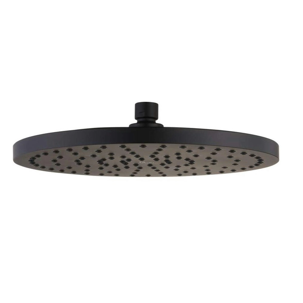 Oliveri Rome Shower Rose Round 254mm Matte Black RO26500MB