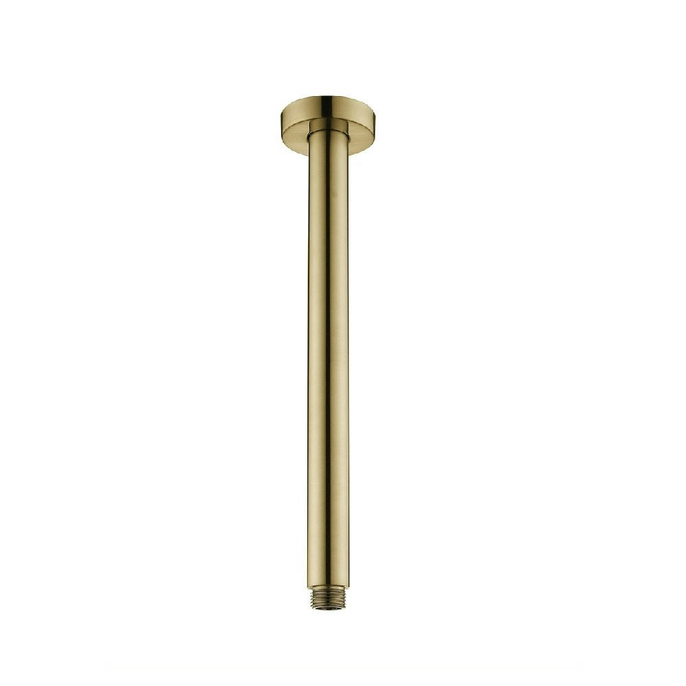 Fienza Round Ceiling Dropper 300mm Urban Brass 422119B