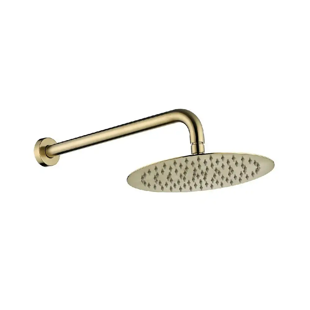 Fienza Kaya Shower Arm Set Urban Brass 411125UB-B