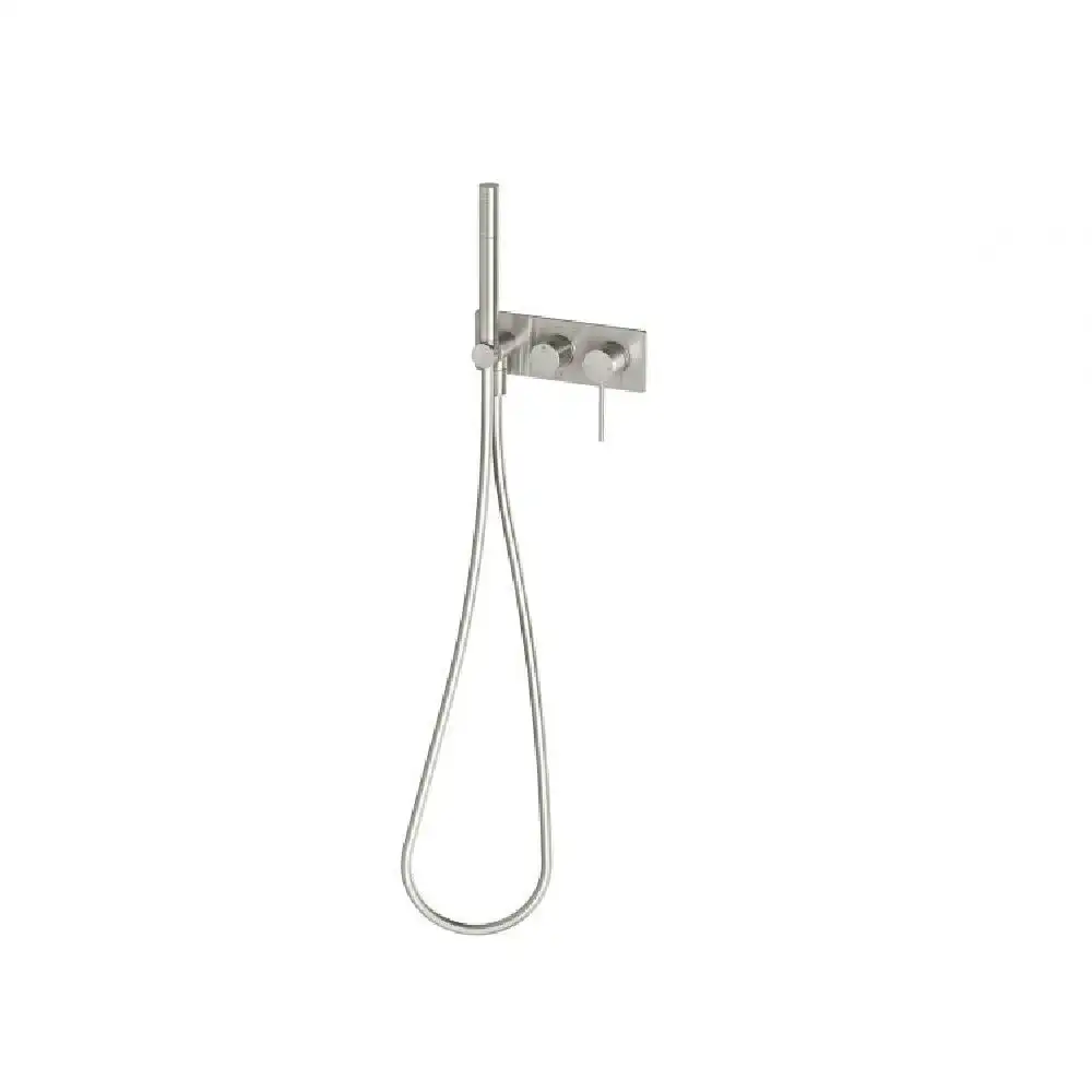 Phoenix Vivid Slimline Wall Shower System Brushed Nickel VS7490-40