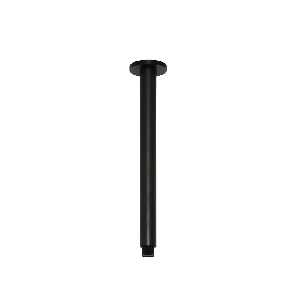 Meir Round Ceiling Shower Arm 300mm Matte Black MA07-300