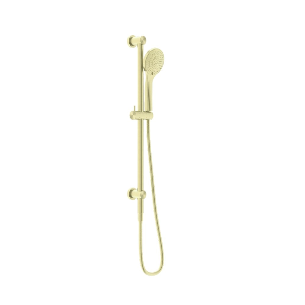 Nero Mecca Rail Shower With Air Shower Brushed Gold NR221905aBG