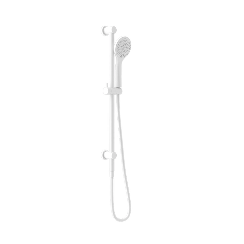 Nero Mecca Rail Shower With Air Shower Matte White NR221905aMW