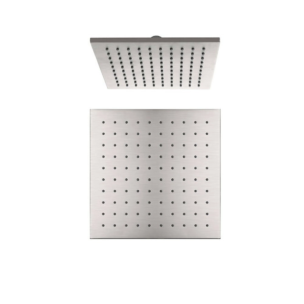 Nero 250mm Square Shower Head Brushed Nickel NRROB1003BN