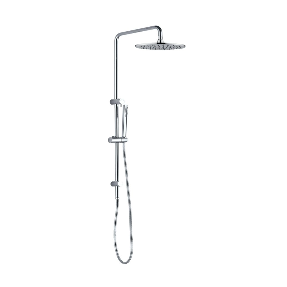 Nero Dolce Round Shower Column Set With Slim Hand Pcs Chrome NR280705CSCH