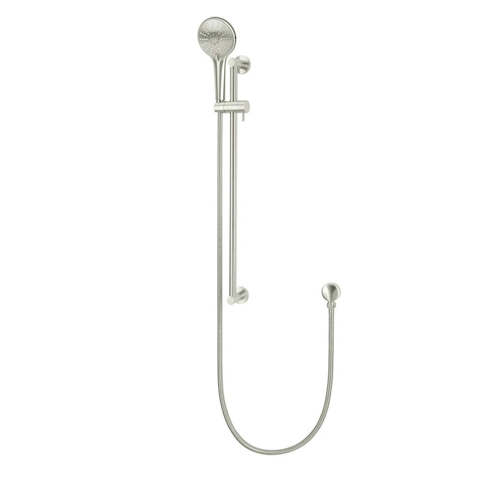 Meir Round Hand Shower on Rail Column Brushed Nickel MZ0402-PVDBN