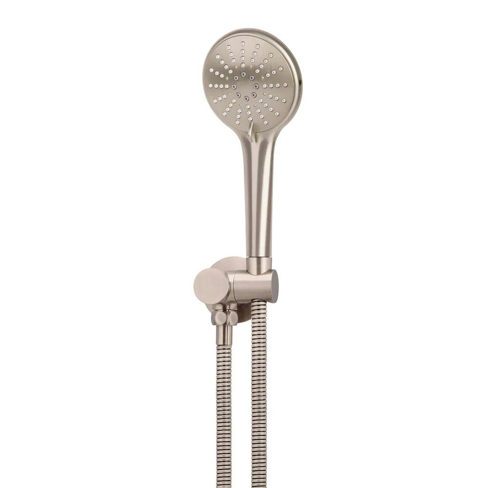 Meir Round Hand Shower on Swivel Bracket Champagne MZ06-CH