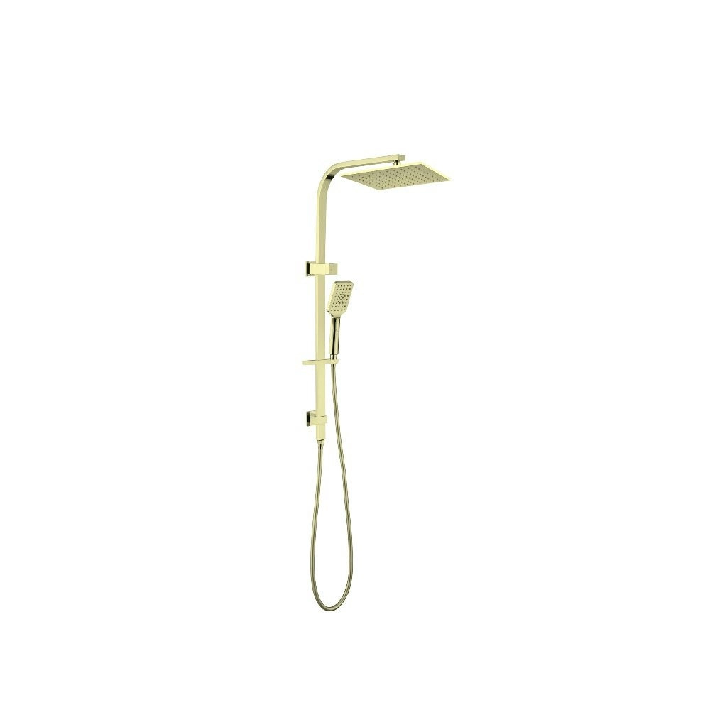 Nero Celia Shower Set Square Head Brushed Gold NR301505CBG