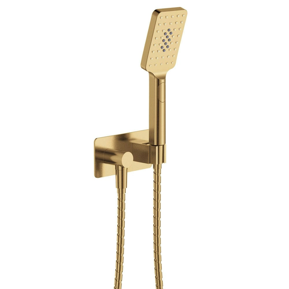 Fienza Tono Hand Shower Soft Square Plate Urban Brass 433117UB