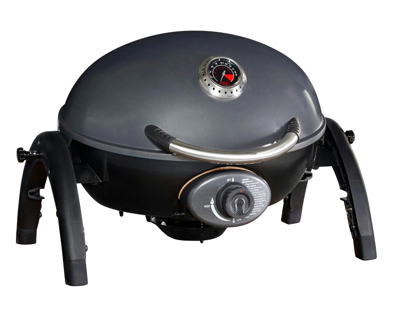 Ziggy Classic Portable Grill LPG BBQ (Gunmetal Grey)