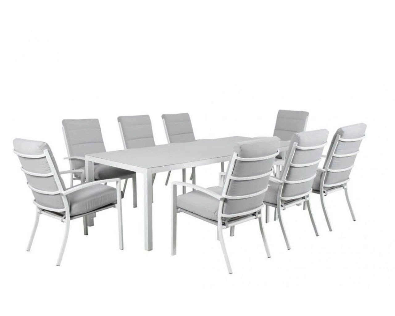 Jette-Boston 9 Piece Dining (White)