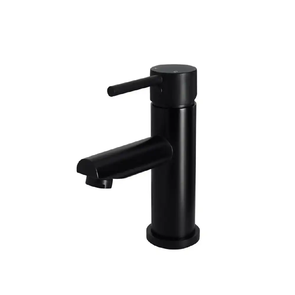 Meir Basin Mixer Round Matte Black MB02