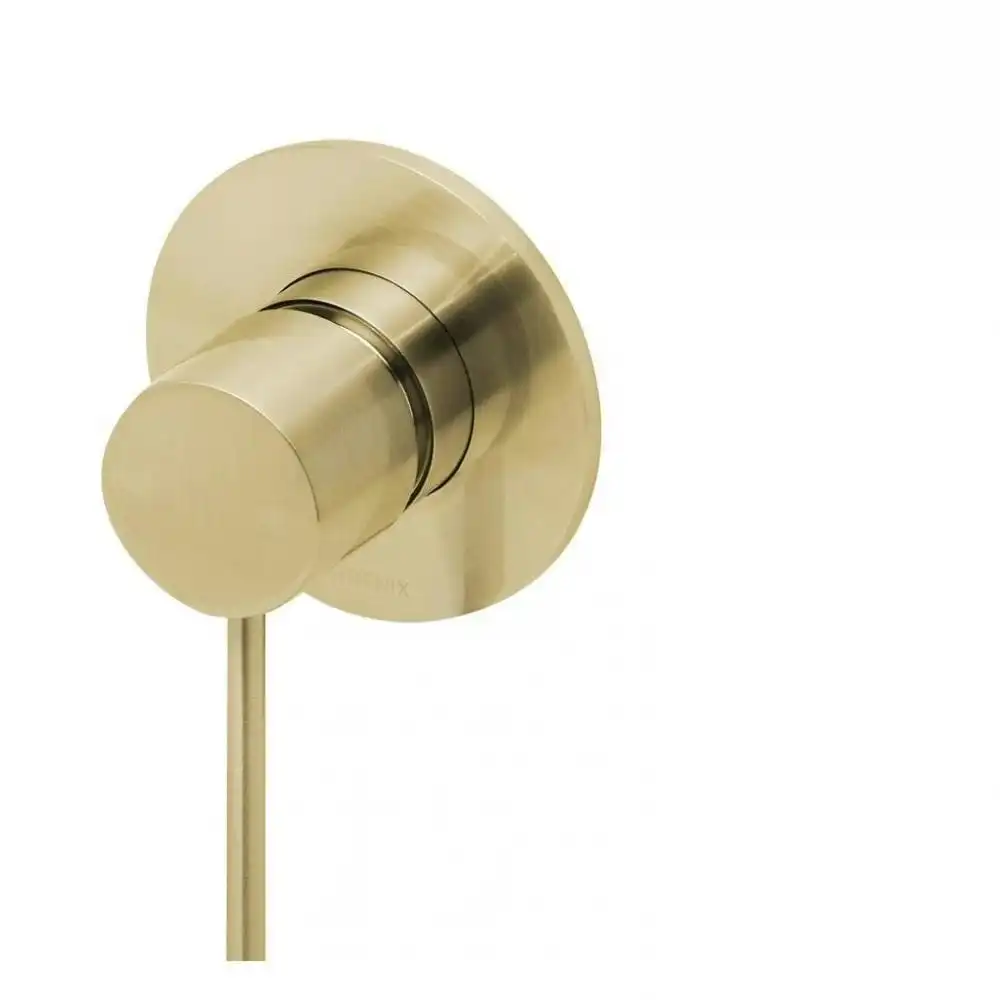 Phoenix Vivid Slimline Shower / Wall Mixer Brushed Gold VS780-12