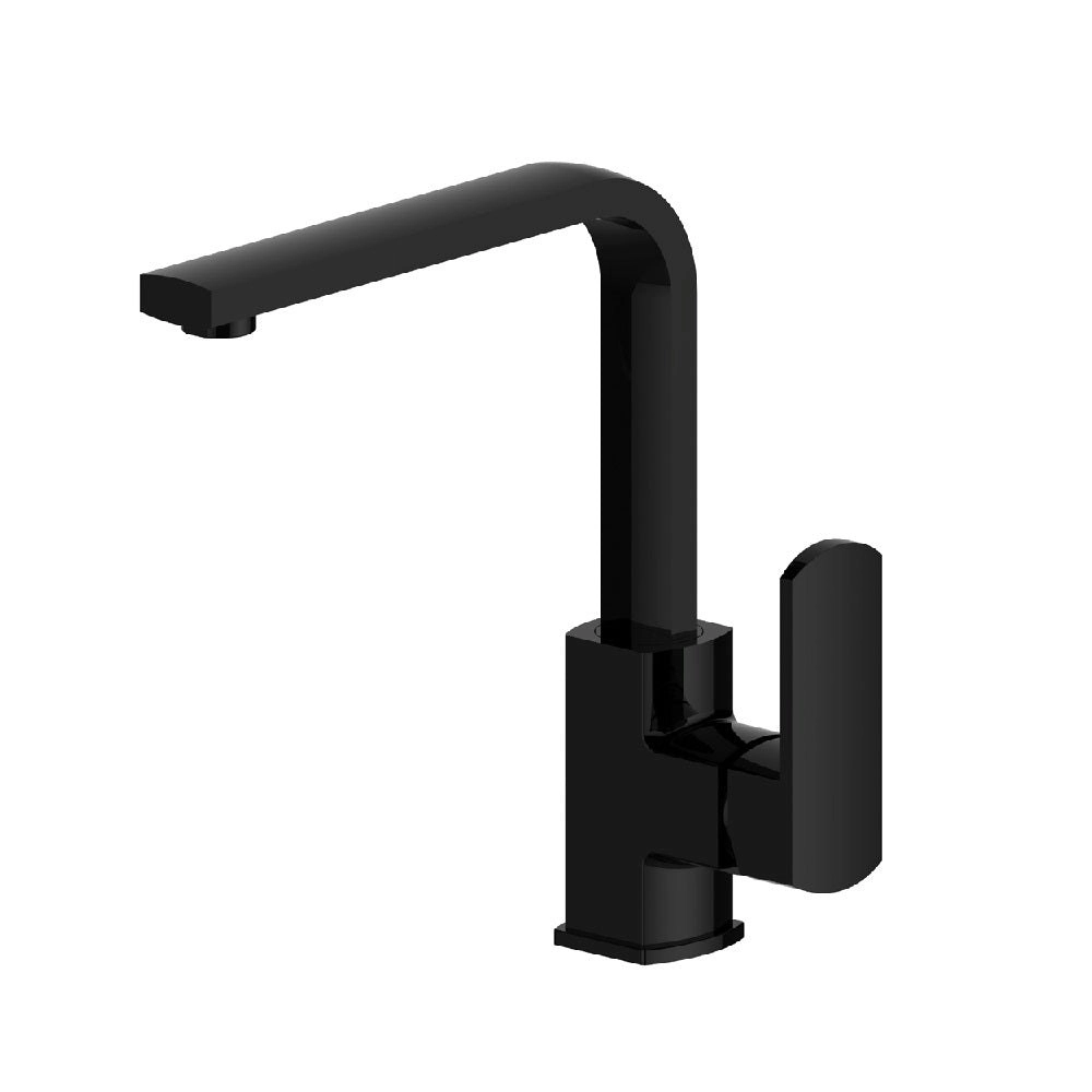 Fienza Koko Swivel Sink Mixer Matte Black 218105B