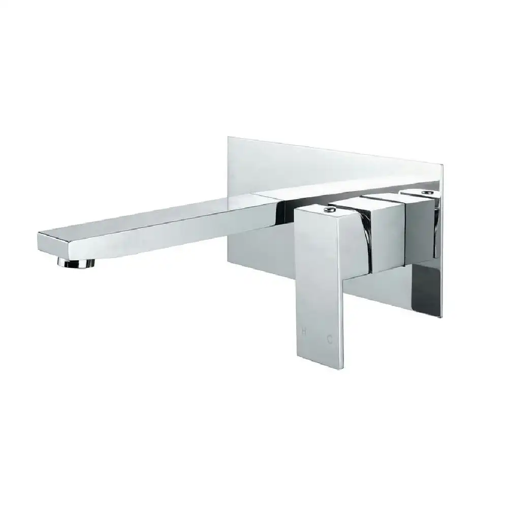 Fienza Jet Wall Basin/ Bath Mixer with Spout Chrome 217106