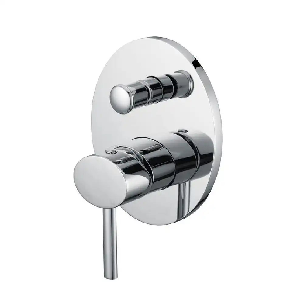 Fienza Ovalie Wall Shower/ Bath Mixer with Diverter Chrome 215102