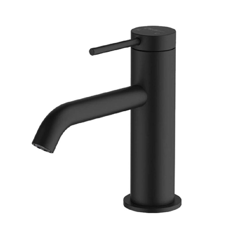 Oliveri Venice Basin Mixer Curved Matte Black VE103506MB