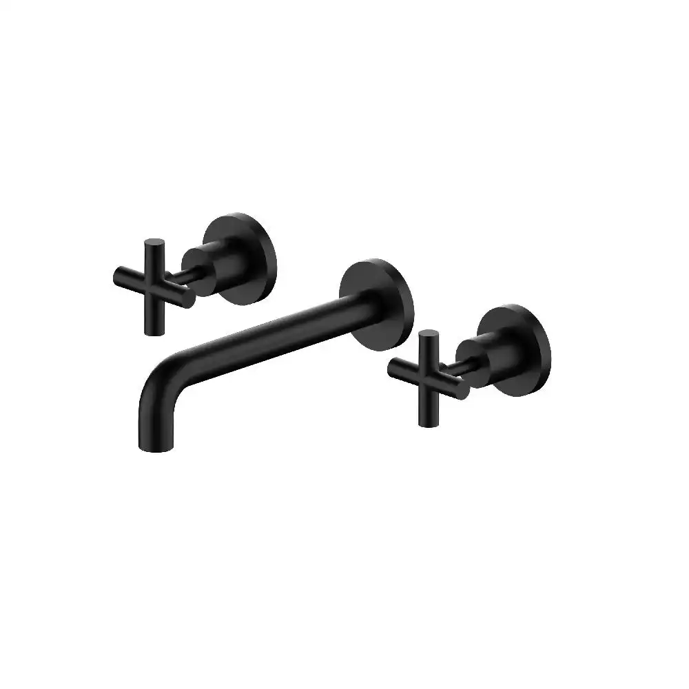 Nero X Plus Wall Basin Set 214mm Matte Black YSW2016-07A