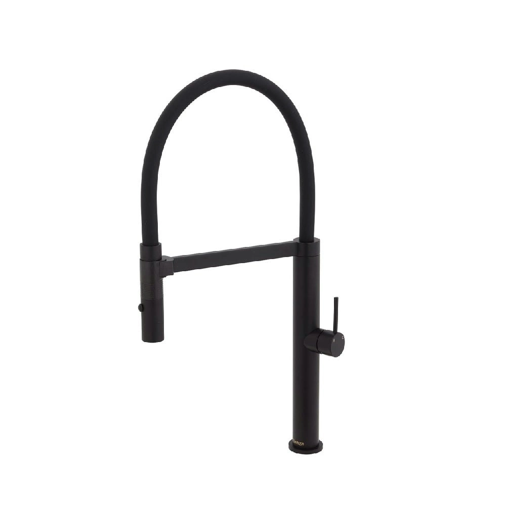 Fienza Kaya Sink Mixer Pull Down Matte Black 228109B