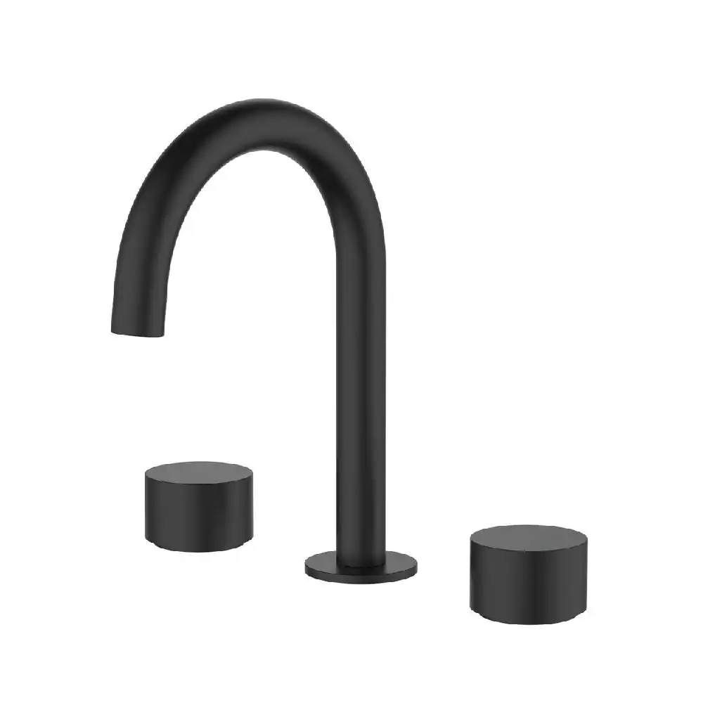 Fienza Kaya Basin Tap Set Matte Black 338101B