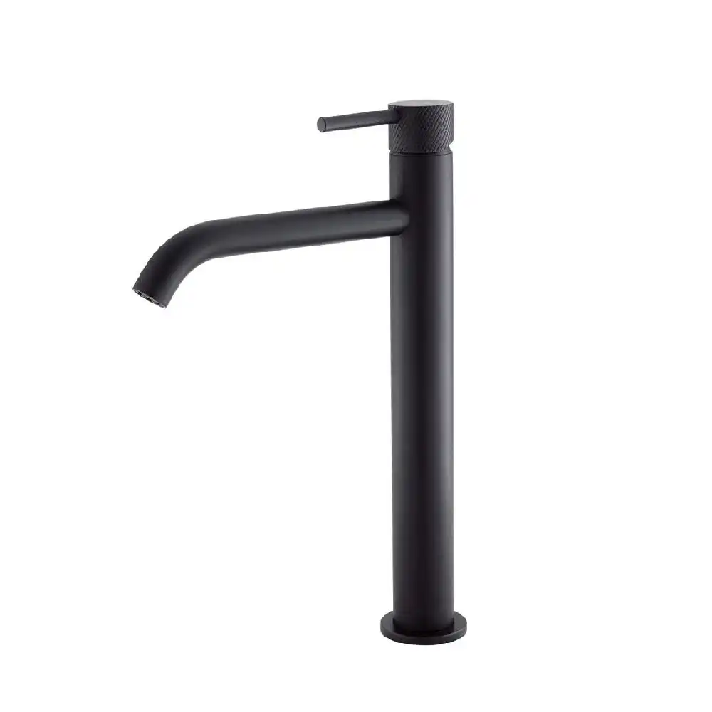 Fienza Axle Tall Basin Mixer Matte Black 231107B