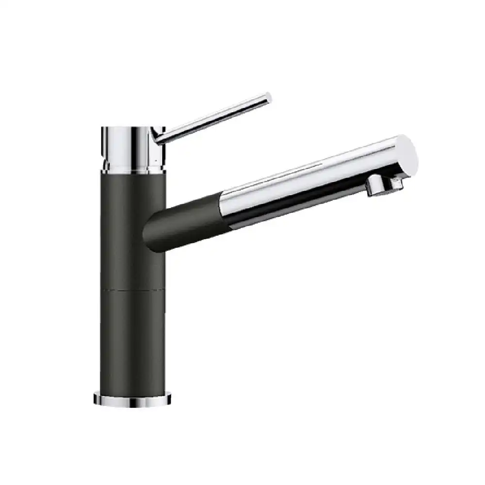 Blanco Alta-S Silgranit Mixer with Pull Out Spray Black (Matte) ALTASB 526164