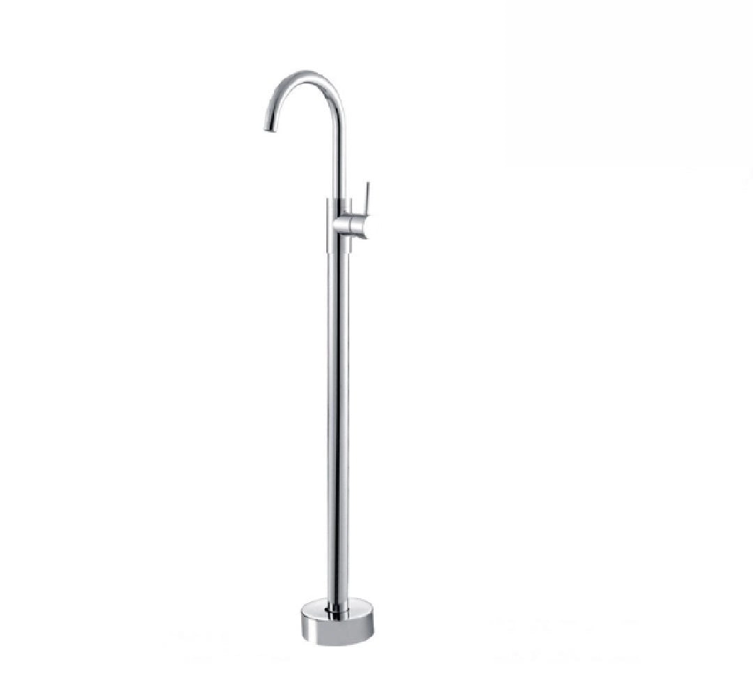 Fienza Isabella Floor Mount Bath Spout with Mixer Chrome 213112