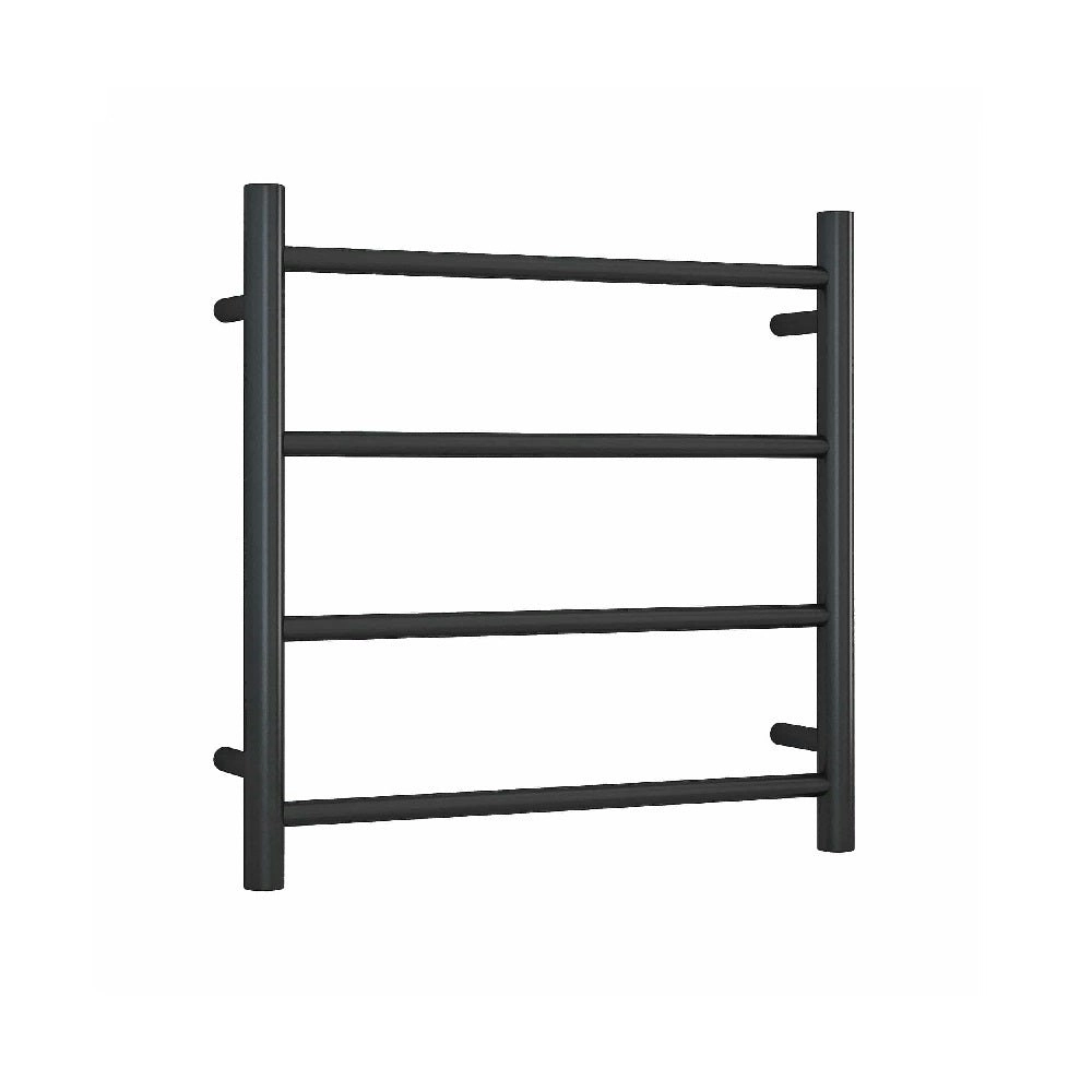 Thermogroup Heated Towel Rail Round 550mm W x 550mm H- Matte Black SR25MB