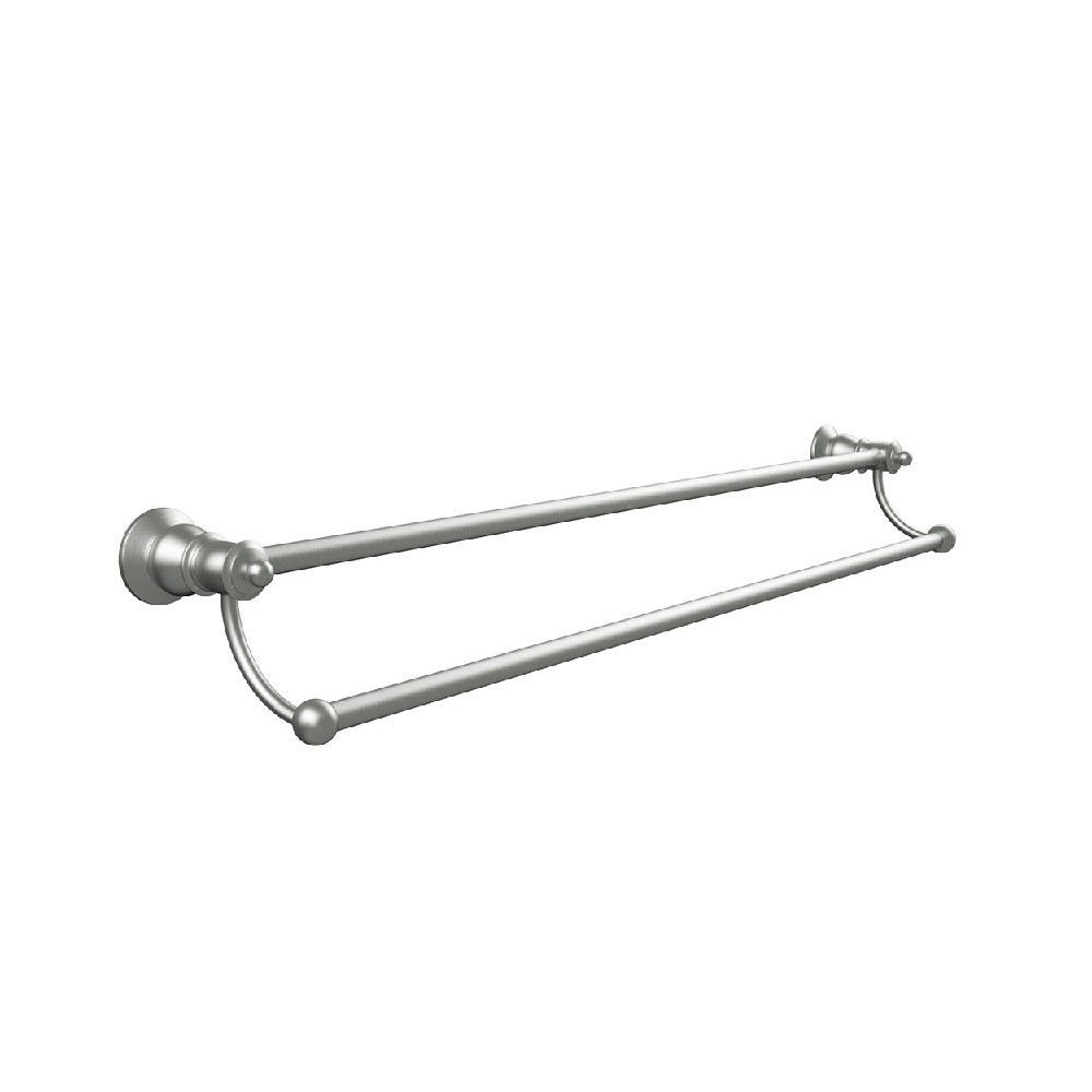 Fienza Lillian Double Towel Rail Brushed Nickel 81008BN