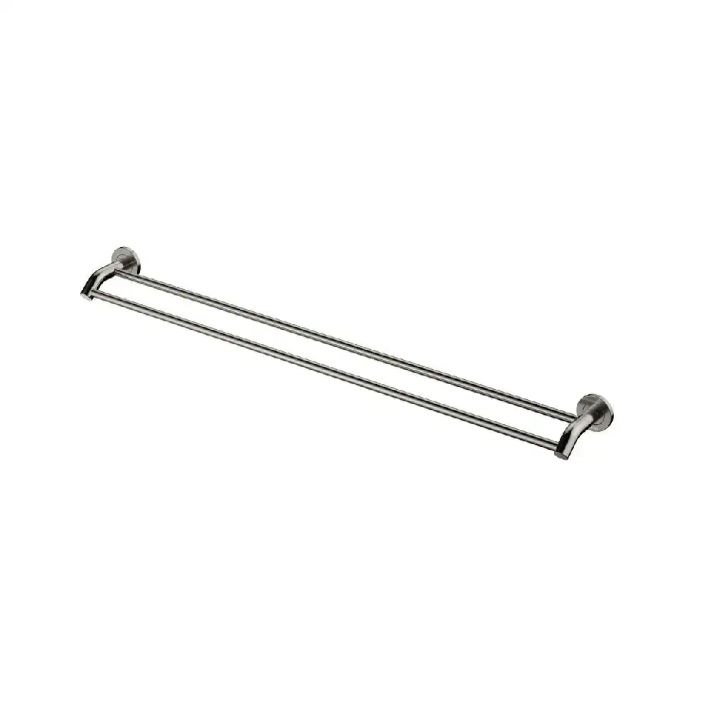 Fienza Tono 810 Double Towel Rail Brushed Nickel 85108800BN