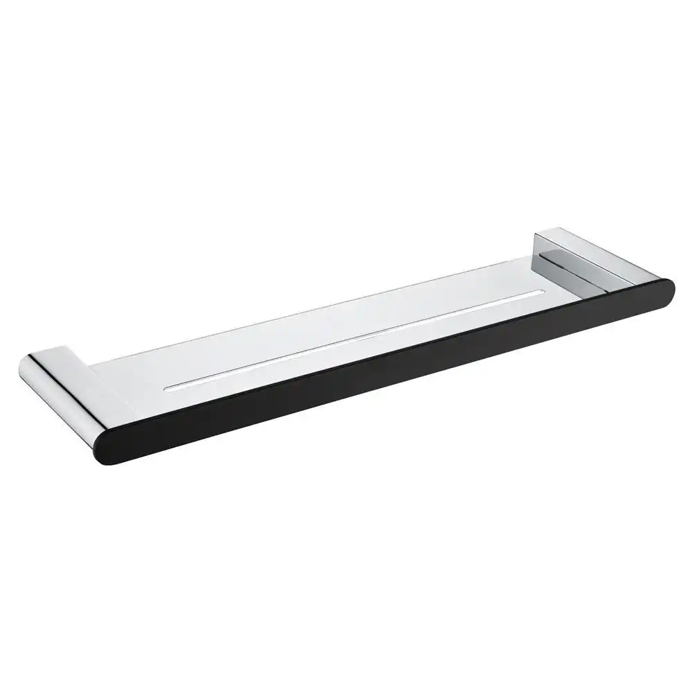 Fienza Lincoln Shelf Chrome/ Matte Black 86007