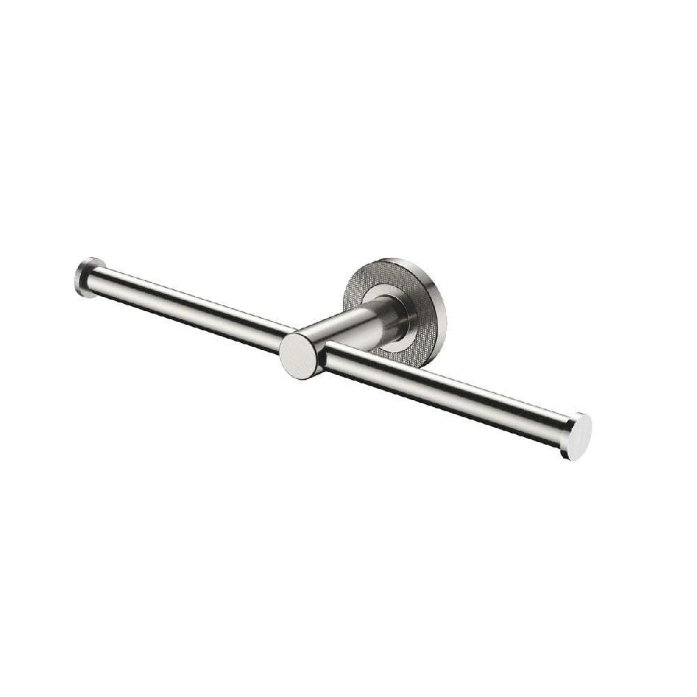 Fienza Axle Double Roll Holder Brushed Nickel 83109BN