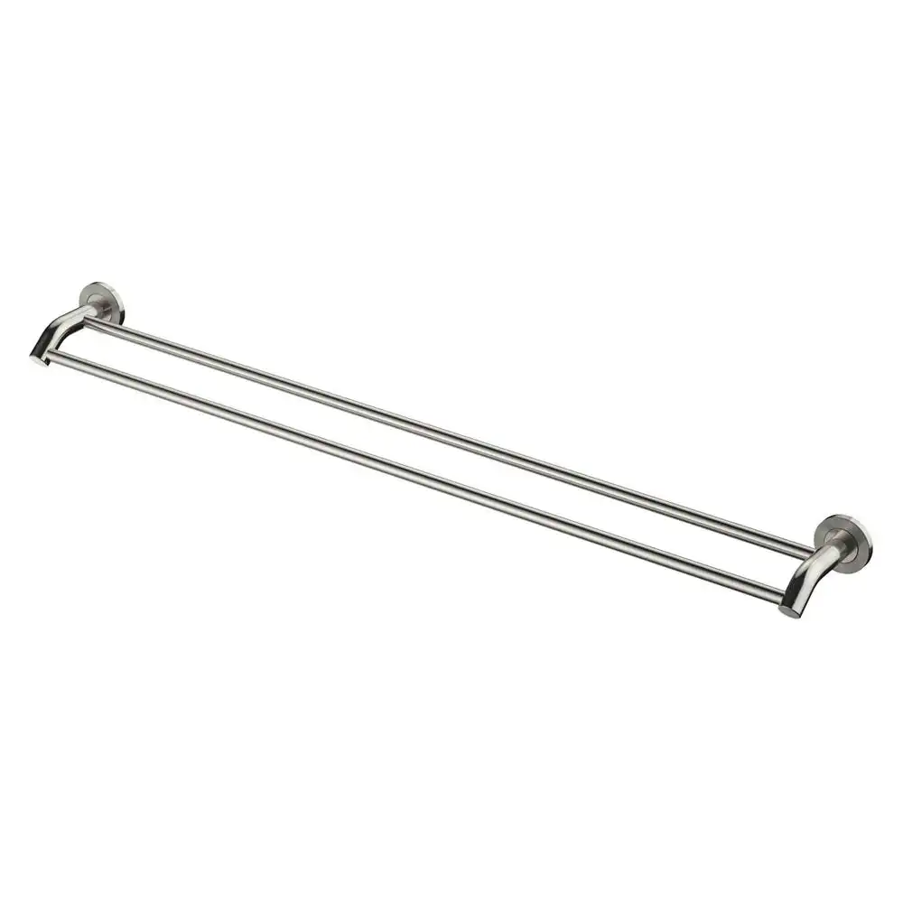 Fienza Axle 900mm Double Towel Rail Brushed Nickel 83108BN