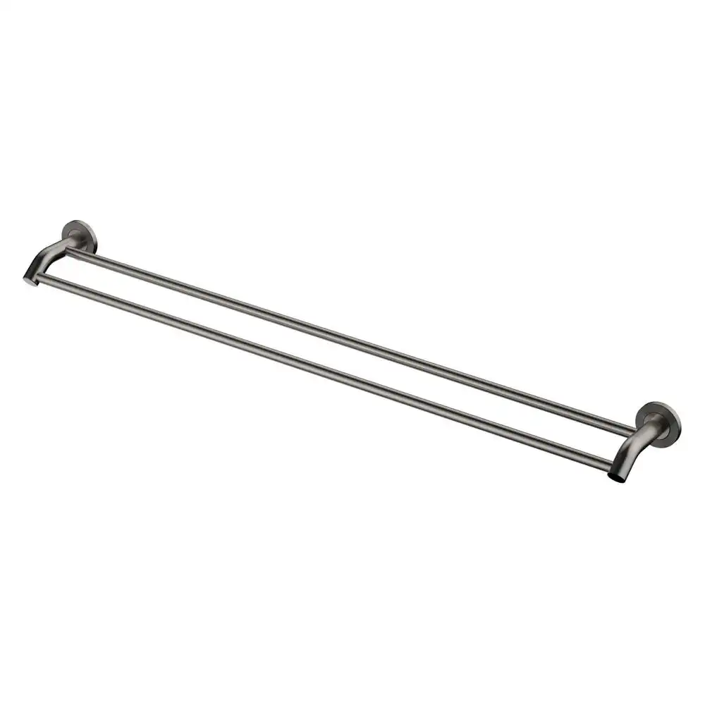 Fienza Axle 900mm Double Towel Rail Gun Metal 83108GM