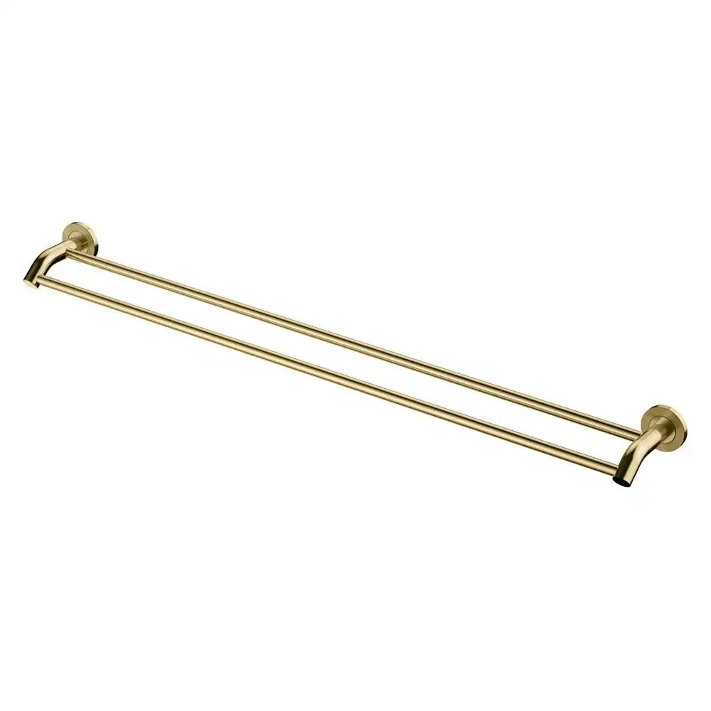 Fienza Axle 900mm Double Towel Rail Urban Brass 83108UB