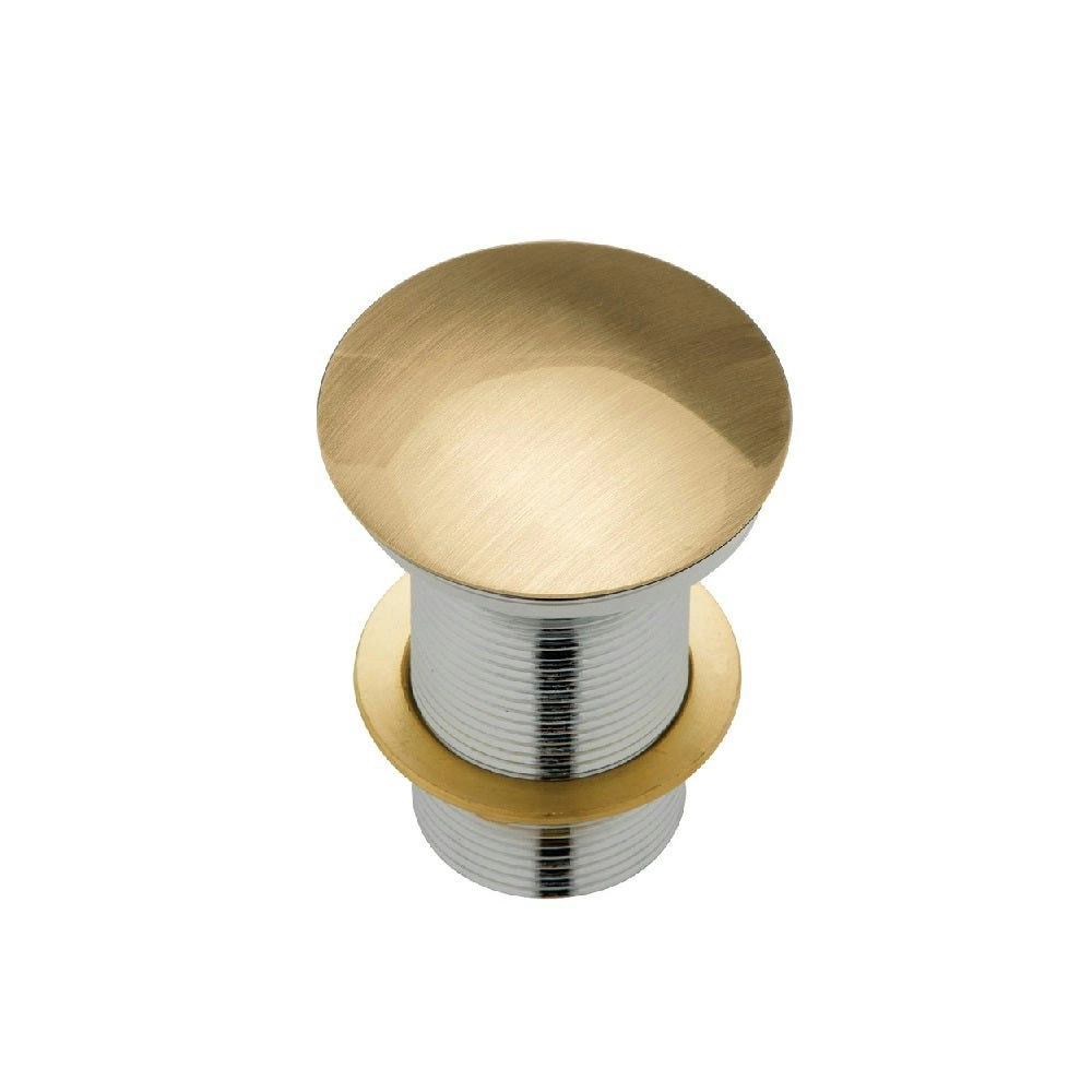 Fienza Basin Dome Pop Up Waste 32mm Urban Brass No Overflow WAS59UB