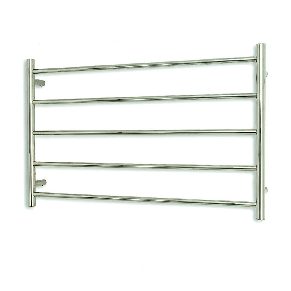 Radiant Polished 950 x 600mm Round Heated Towel Rail (Right Wiring) RTR07RIGHT