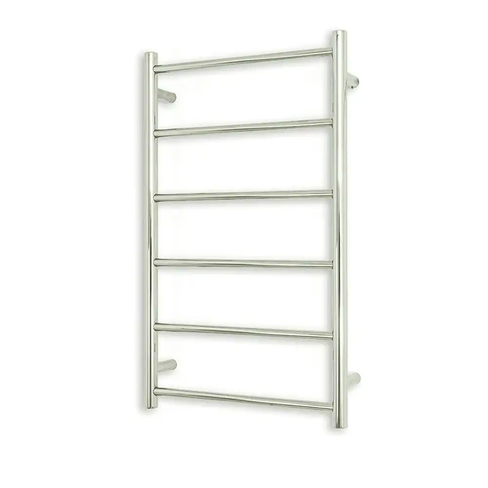 Radiant Polished 500 x 830mm Round Non Heated Towel Rail LTR01-500