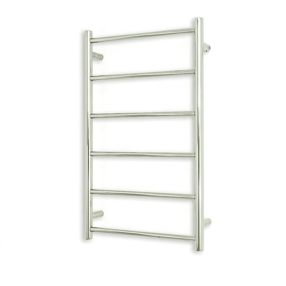 Radiant Polished 500 x 830mm Round Non Heated Towel Rail LTR01-500