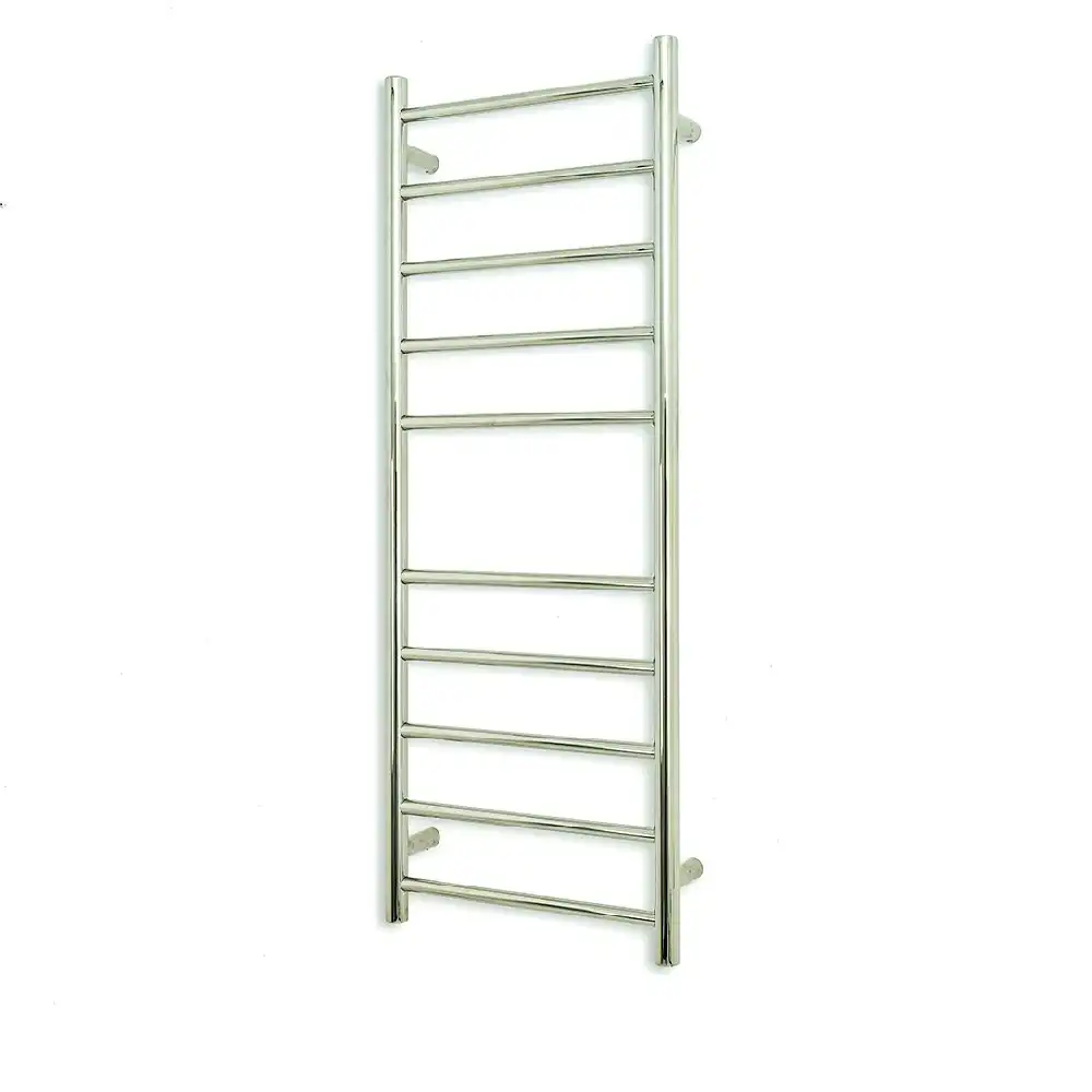 Radiant Polished 430 x 1100mm Round Non Heated Towel Rail LTR430