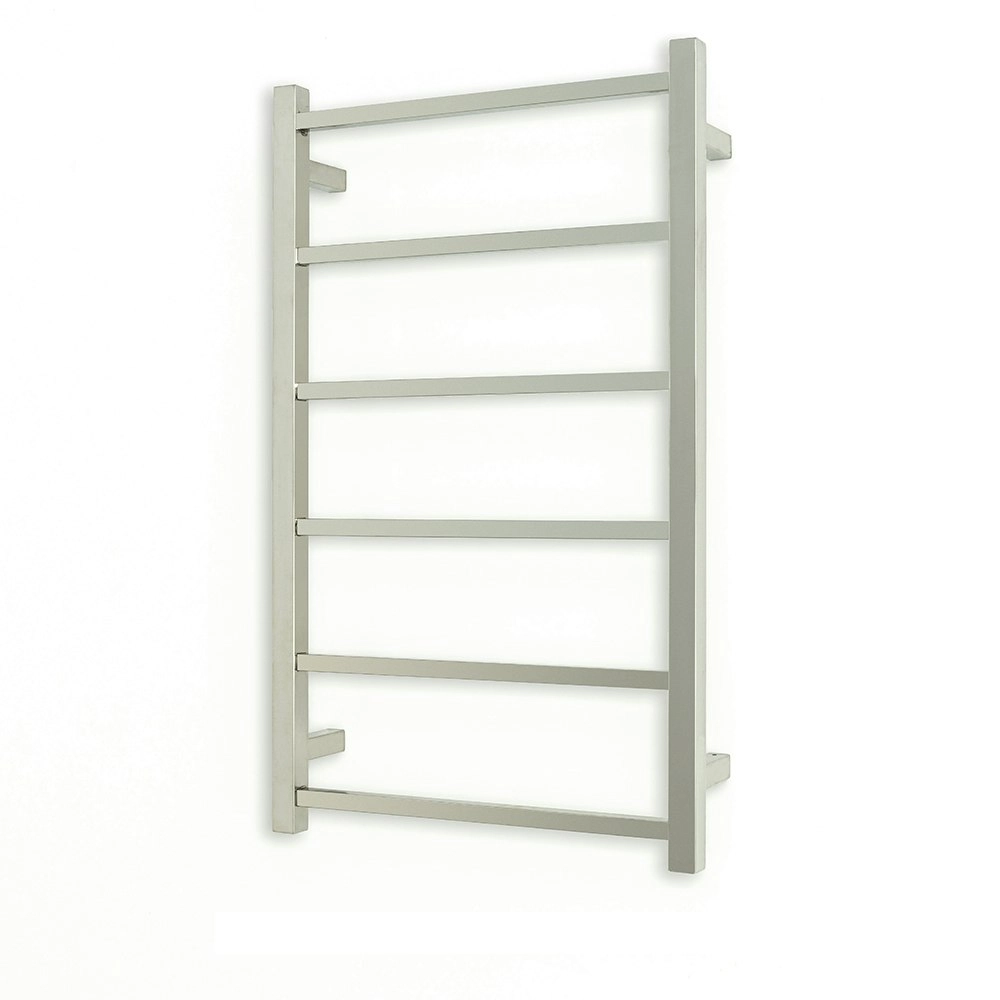 Radiant Polished 500 x 830mm Square Non Heated Towel Rail SLTR01-500