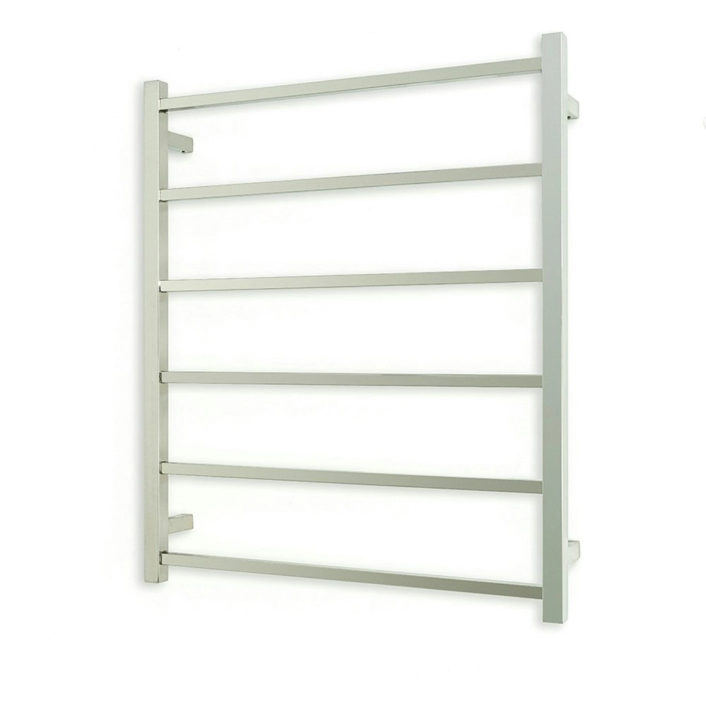 Radiant Polished 700 x 830mm Square Non Heated Towel Rail SLTR01-700