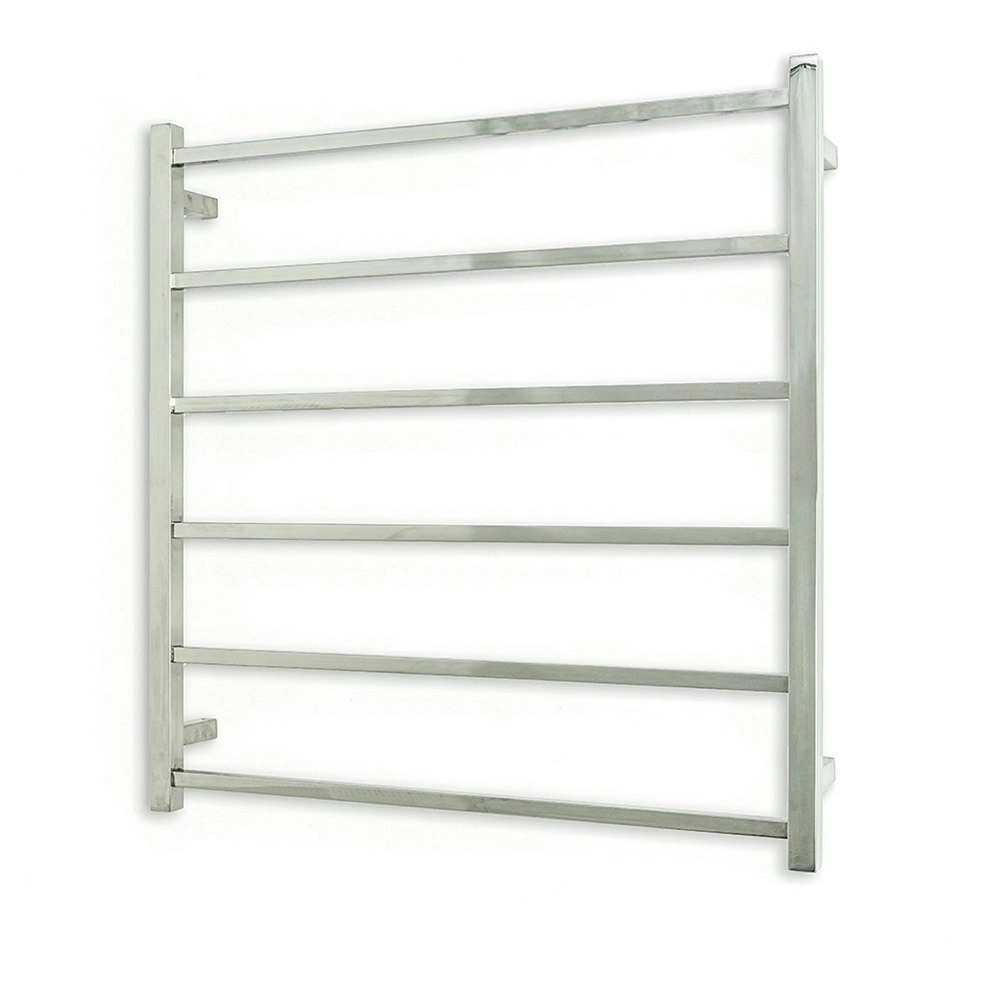 Radiant Polished 800 x 830mm Square Non Heated Towel Rail SLTR01-800