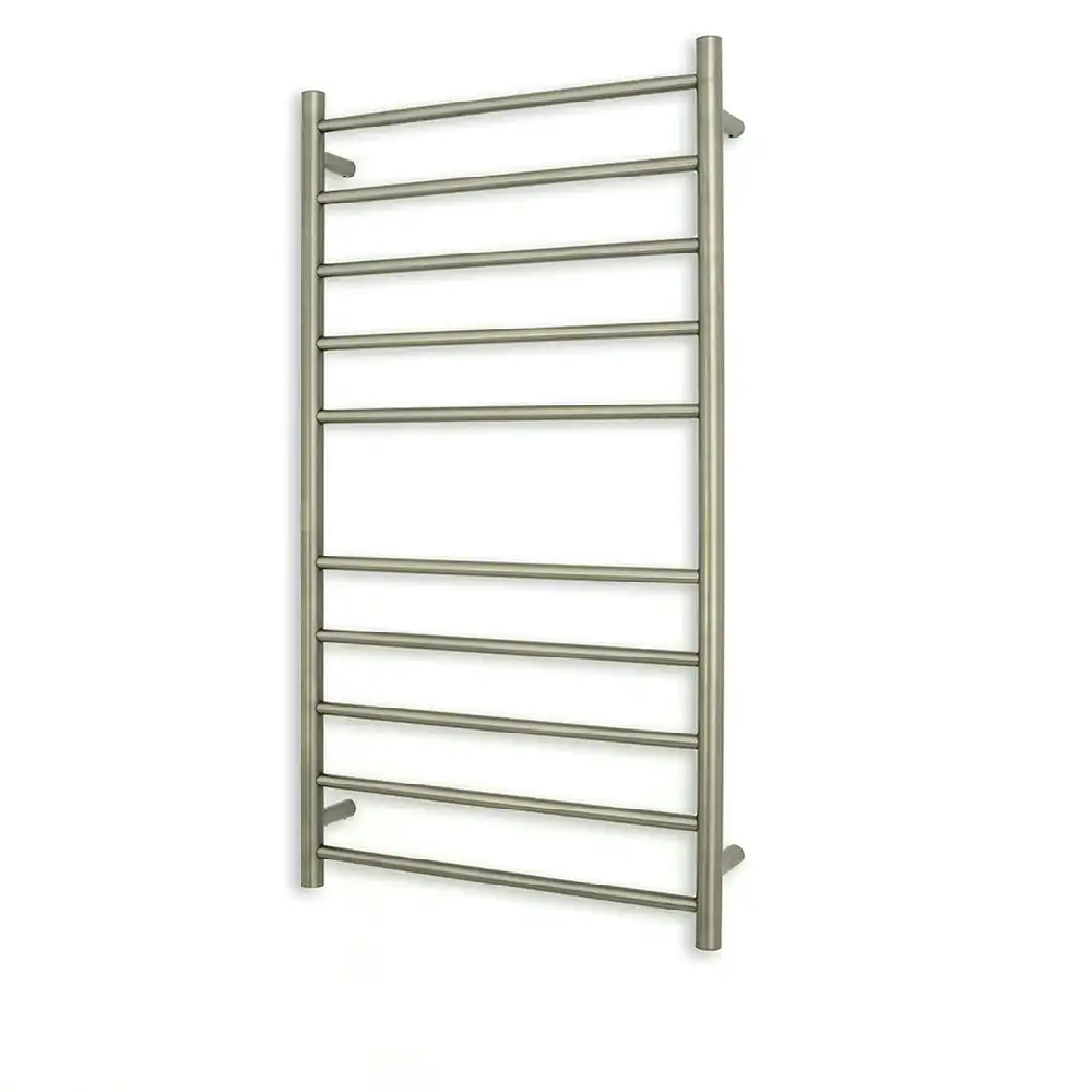 Radiant Gun Metal Grey 600 x 1100mm Round Heated Towel Rail (Right Wiring) GMG-RTR02RIGHT