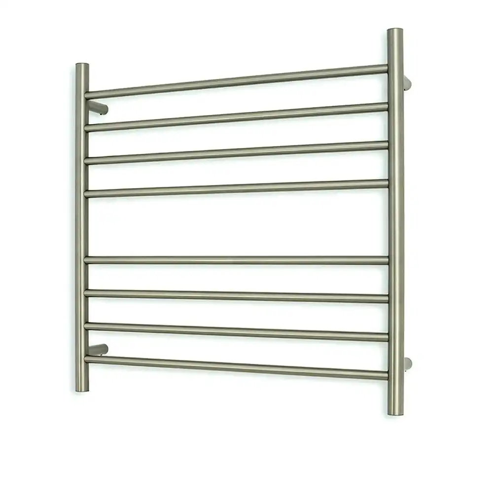 Radiant Gun Metal Grey 750 x 750mm Round Heated Towel Rail (Left Wiring) GMG-RTR06LEFT