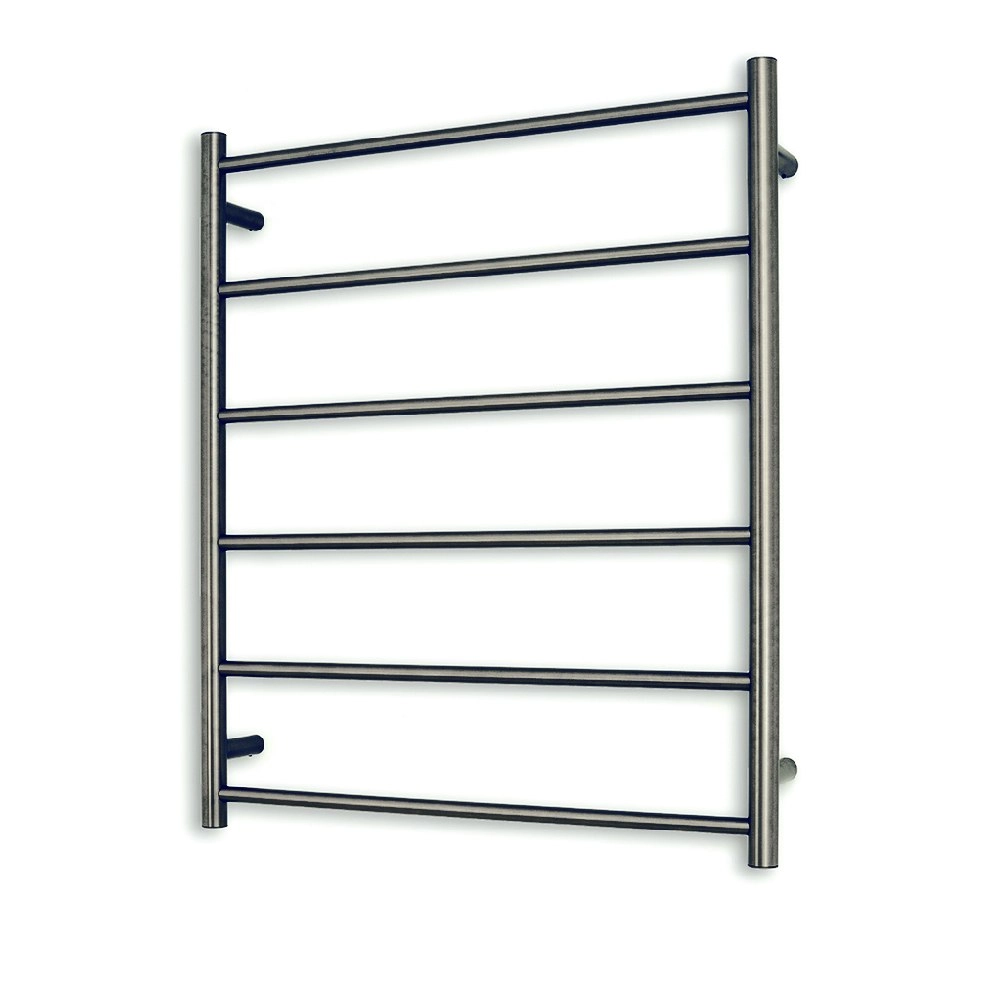 Radiant Gun Metal Grey 700 x 830mm Round Non Heated Towel Rail GMG-LTR01