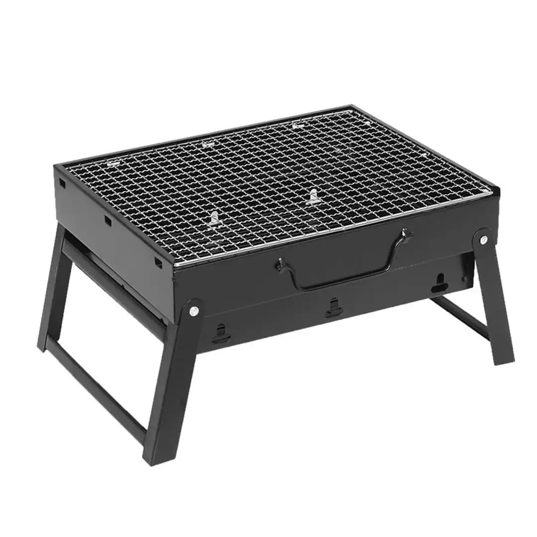 Soga Portable Mini Folding Thick Box-type Charcoal Grill for Outdoor BBQ Camping