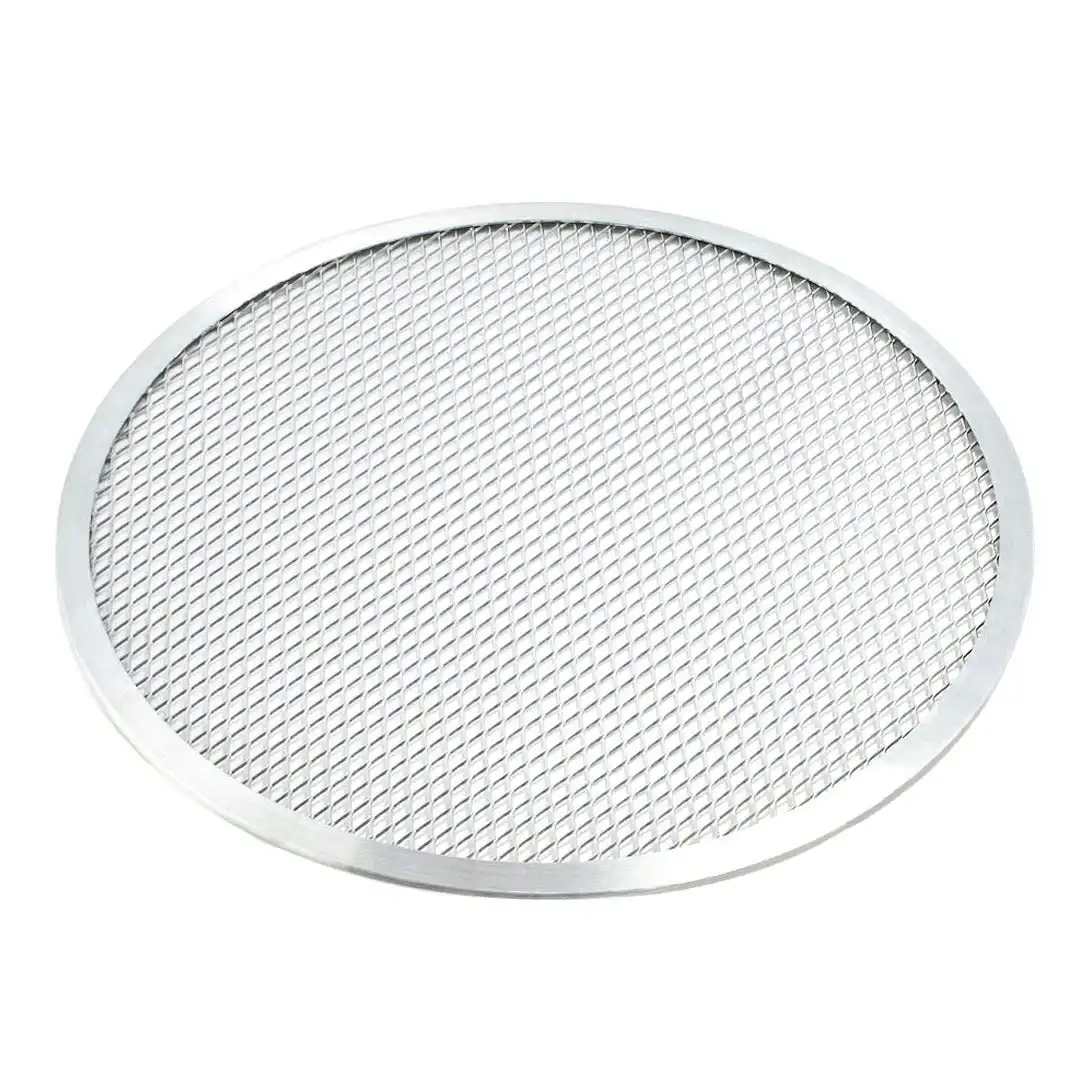 Soga 9-inch Round Seamless Aluminium Nonstick Commercial Grade Pizza Screen Baking Pan