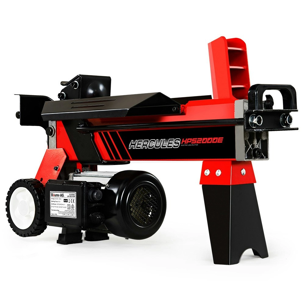 Baumr-AG 6 Ton Electric Log Splitter 6T Hydraulic Firewood Wood Timber Block Cutter Small Machine